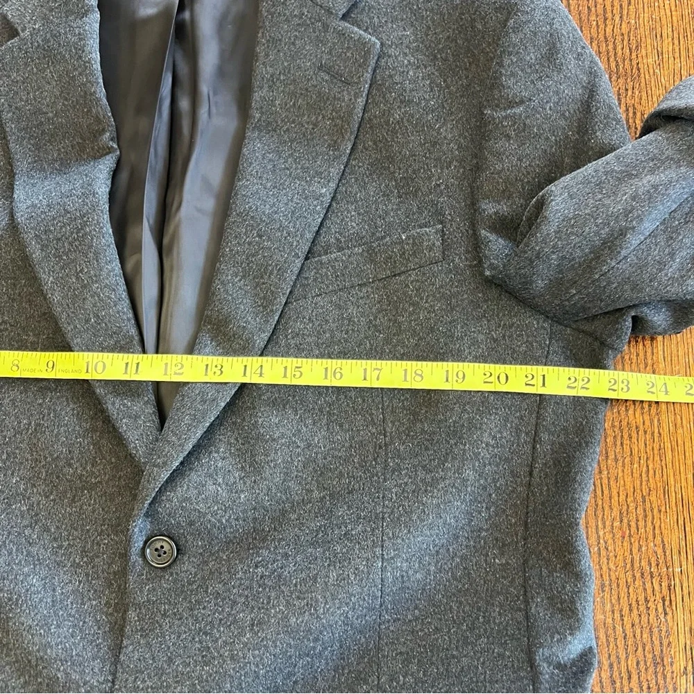 Tommy Hilfiger Mens Sport Coat Jacket Wool Silk Cashmere Blend Size 42R Office